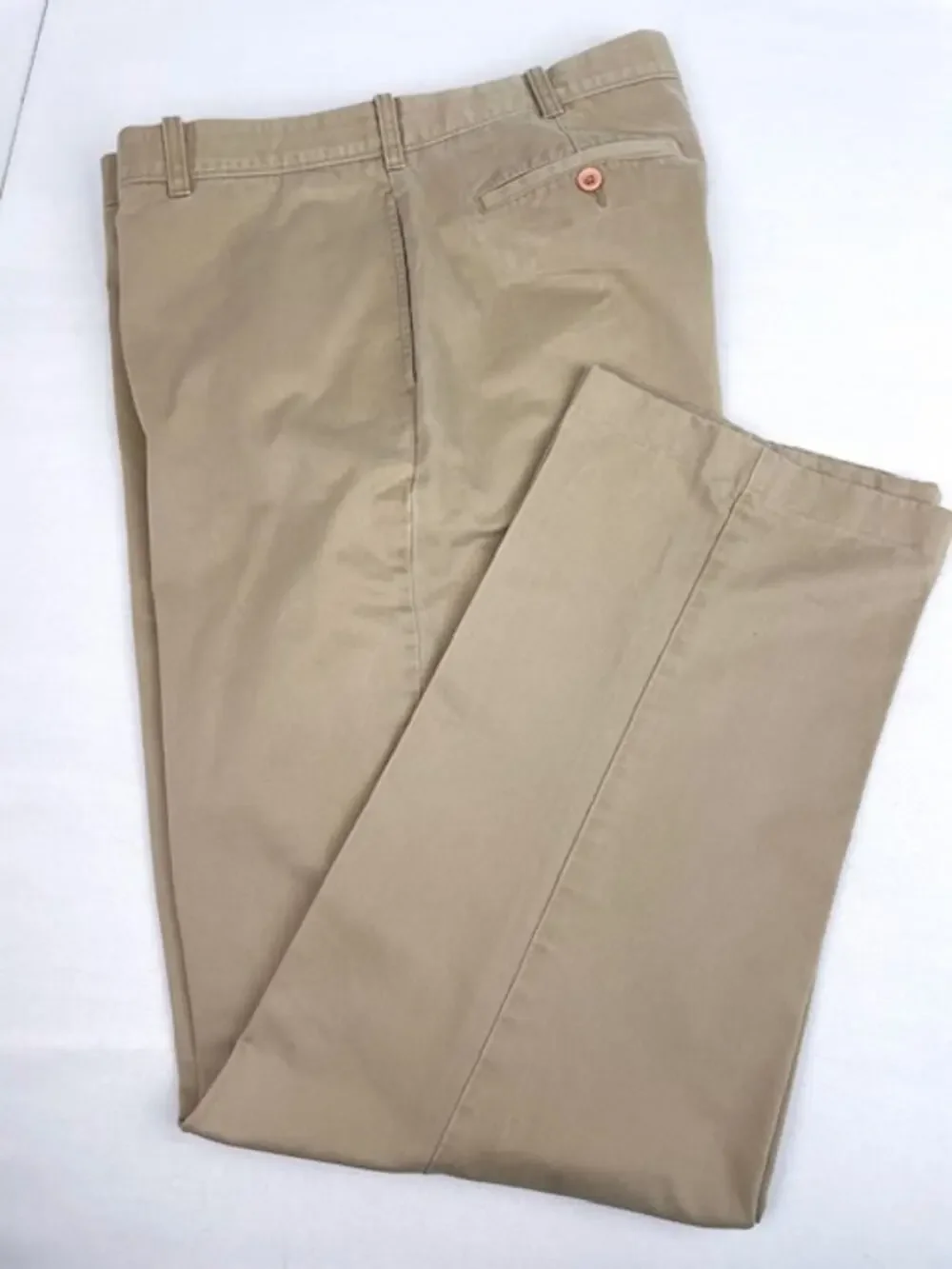 J.Crew Essential Chino Men's 38W Relaxed Khaki Pants 100% Cotton Coastal Prep